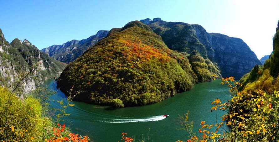 青天河红叶甲天下