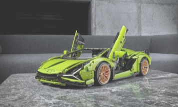 全新乐高®机械组Lamborghini Sián FKP 37跑车重磅上市亮相于微型超跑新车发布会 