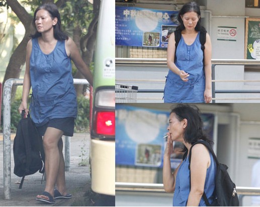 蓝洁瑛出行无人识白发苍苍显老态